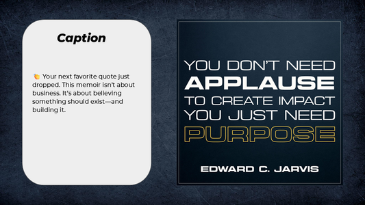 Day 11 – Purpose Over Applause